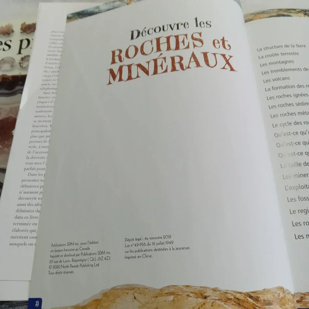 Two books on rocks, minerals, and gemstones, in French - Picture 8 of 10